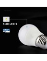 V-TAC 6.5W LED Крушка E27 G45 CREE ЧИП 3000K - 218666 - 4