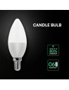 V-TAC 6.5W LED Крушка Кендъл E14 CREE ЧИП 4000K - 2111116 - 4