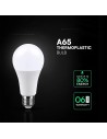 V-TAC LED Крушка CREE ЧИП - 17W E27 A60 Термо Пластик 4000K - 2144576 - 3