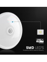V-TAC LED Плафон- CREE ЧИП 12W Сензор 4000K - 218086 - 4