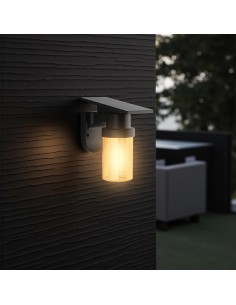 V-TAC 0.9W LED Соларна Стенна 3в1 Черно Тяло IP54 С Дистанционно - 24153 - Цена | LEDs4economy 2