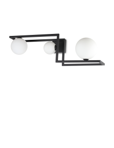 Ideal lux ® Плафон | ANGOLO PL3 NERO | G9 max 3 x 28W | IP20 - 284286 - Цена | LEDs4economy