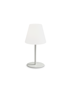 Ideal lux ® Настолна лампа | ARCADIA TL1 BIANCO | E27 max 1 x 42W | IP44 - 365756 - Цена | LEDs4economy