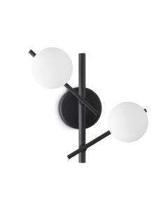 Ideal lux ® Аплик | ATLAS AP2 NERO | G9 max 2 x 4W | IP20 - 365077 - Цена | LEDs4economy
