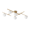Ideal lux ® Плафон | ATLAS PL5 ORO | G9 max 5 x 4W | IP20 - 311364 - Цена | LEDs4economy