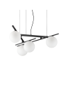 Ideal lux ® Полилей | ATLAS SP4 NERO | G9 max 4 x 4W | IP20 - 365091 - Цена | LEDs4economy