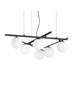 Ideal lux ® Полилей | ATLAS SP6 NERO | G9 max 6 x 4W | IP20 - 365114 - Цена | LEDs4economy