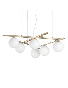 Ideal lux ® Полилей | ATLAS SP6 ORO | G9 max 6 x 4W | IP20 - 365121 - Цена | LEDs4economy