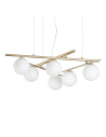 Ideal lux ® Полилей | ATLAS SP6 ORO | G9 max 6 x 4W | IP20 - 365121 - Цена | LEDs4economy