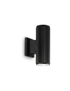 Ideal lux ® Аплик | BASE AP2 NERO | GU10 max 2 x 28W | IP44 - 129433 - Цена | LEDs4economy
