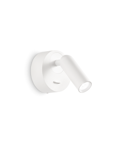 Ideal lux ® Аплик | BEAN AP ROUND BIANCO | LED 3W | IP20 - 260600 - Цена | LEDs4economy