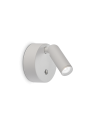 Ideal lux ® Аплик | BEAN AP ROUND RECHARGEABLE BIANCO | LED 3W | IP20 - 350233 - Цена | LEDs4economy