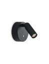 Ideal lux ® Аплик | BEAN AP ROUND RECHARGEABLE NERO | LED 3W | IP20 - 350240 - Цена | LEDs4economy