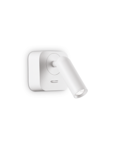 Ideal lux ® Аплик | BEAN AP SQUARE BIANCO | LED 3W | IP20 - 260648 - Цена | LEDs4economy