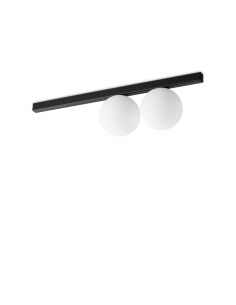 Ideal lux ® Плафон | BINOMIO PL2 NERO | G9 max 2 x 4W | IP20 - 310671 - Цена | LEDs4economy