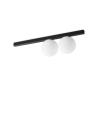 Ideal lux ® Плафон | BINOMIO PL2 NERO | G9 max 2 x 4W | IP20 - 310671 - Цена | LEDs4economy