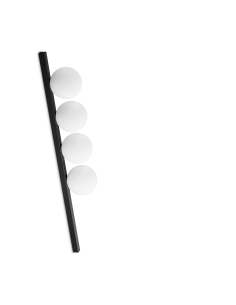 Ideal lux ® Плафон | BINOMIO PL4 NERO | G9 max 4 x 4W | IP20 - 310688 - Цена | LEDs4economy