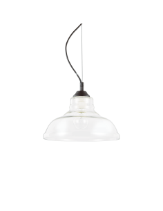 Ideal lux ® Пендел | BISTRO' SP1 PLATE TRASPARENTE | E27 max 1 x 60W | IP20 - 112336 - Цена | LEDs4economy
