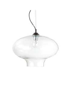 Ideal lux ® Пендел | BISTRO' SP1 ROUND TRASPARENTE | E27 max 1 x 60W | IP20 - 120898 - Цена | LEDs4economy