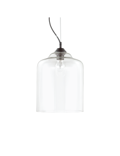 Ideal lux ® Пендел | BISTRO' SP1 SQUARE TRASPARENTE | E27 max 1 x 60W | IP20 - 112305 - Цена | LEDs4economy