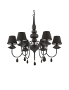 Ideal lux ® Полилей | BLANCHE SP6 NERO | E14 max 6 x 40W | IP20 - 111872 - Цена | LEDs4economy