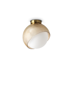 Ideal lux ® Плафон | BLOOM PL1 D22 OTTONE | E27 max 1 x 42W | IP20 - 366579 - Цена | LEDs4economy