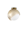 Ideal lux ® Плафон | BLOOM PL1 D30 OTTONE | E27 max 1 x 42W | IP20 - 366593 - Цена | LEDs4economy
