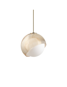 Ideal lux ® Пендел | BLOOM SP1 D30 OTTONE | E27 max 1 x 42W | IP20 - 366685 - Цена | LEDs4economy