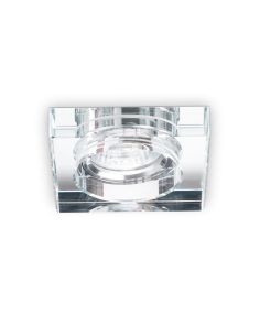 Ideal lux ® Луничка | BLUES FI SQUARE TRASPARENTE | GU10 max 1 x 50W | IP20 - 114019 - Цена | LEDs4economy