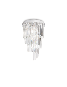 Ideal lux ® Плафон | CARLTON PL8 CROMO | E14 max 8 x 40W | IP20 - 168920 - Цена | LEDs4economy