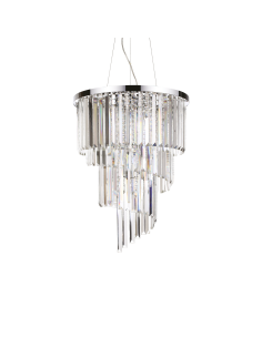 Ideal lux ® Полилей | CARLTON SP12 CROMO | E14 max 12 x 40W | IP20 - 166247 - Цена | LEDs4economy