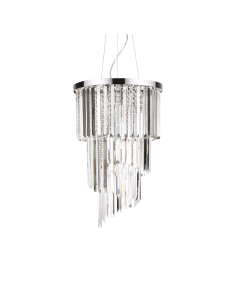 Ideal lux ® Полилей | CARLTON SP8 CROMO | E14 max 8 x 40W | IP20 - 117737 - Цена | LEDs4economy