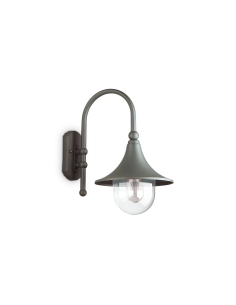 Ideal lux ® Аплик | CIMA AP1 ANTRACITE | E27 max 1 x 52W | IP43 - 246819 - Цена | LEDs4economy