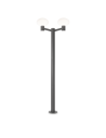 Ideal lux ® Градински стълб | CLIO MPT2 ANTRACITE | E27 max2 x 42W | IP44 - 249490 - Цена | LEDs4economy