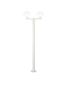 Ideal lux ® Градински стълб | CLIO MPT2 BIANCO | E27 max2 x 42W | IP44 - 249506 - Цена | LEDs4economy
