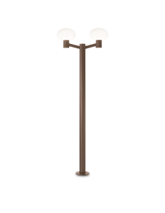 Ideal lux ® Градински стълб | CLIO MPT2 COFFEE | E27 max2 x 42W | IP44 - 328836 - Цена | LEDs4economy