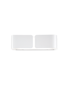 Ideal lux ® Аплик | CLIP AP2 SMALL BIANCO | E27 max 2 x 60W | IP20 - 014166 - Цена | LEDs4economy