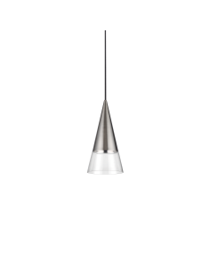 Ideal lux ® Пендел | CONO SP1 NICKEL | GU10 max 1 x 28W | IP20 - 322803 - Цена | LEDs4economy