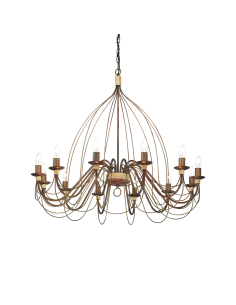 Ideal lux ® Полилей | CORTE SP12 RUGGINE | E14 max 12 x 40W | IP20 - 097671 - Цена | LEDs4economy