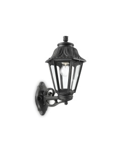 Ideal lux ® Аплик | DAFNE AP1 BIG NERO | E27 max 1 x 23W | IP55 - 101491 - Цена | LEDs4economy