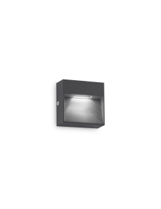 Ideal lux ® Аплик | DEDRA AP BIG ANTRACITE | LED 1,5W | IP65 - 316871 - Цена | LEDs4economy