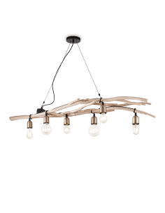 Ideal lux ® Полилей | DRIFTWOOD SP6 | E27 max 6 x 60W | IP20 - 180922 - Цена | LEDs4economy