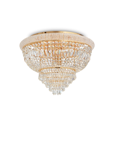 Ideal lux ® Плафон | DUBAI PL24 OTTONE | E14 max 24 x 28W | IP20 - 243498 - Цена | LEDs4economy