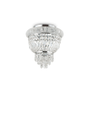 Ideal lux ® Плафон | DUBAI PL3 CROMO | E14 max 3 x 28W | IP20 - 207162 - Цена | LEDs4economy