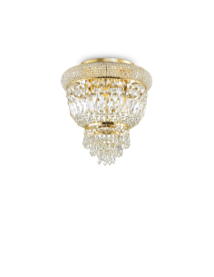 Ideal lux ® Плафон | DUBAI PL3 OTTONE | E14 max 3 x 28W | IP20 - 200996 - Цена | LEDs4economy