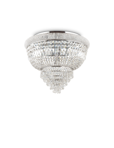 Ideal lux ® Плафон | DUBAI PL6 CROMO | E14 max 6 x 28W | IP20 - 207186 - Цена | LEDs4economy
