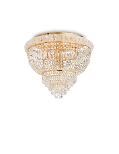 Ideal lux ® Плафон | DUBAI PL6 OTTONE | E14 max 6 x 28W | IP20 - 201016 - Цена | LEDs4economy