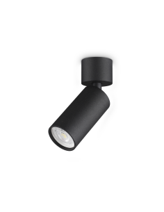 Ideal lux ® Аплик | DYNAMITE AP1 MINI ROUND NERO | GU10 max1 x 28W | IP20 - 347646 - Цена | LEDs4economy