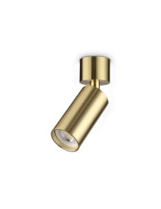 Ideal lux ® Аплик | DYNAMITE AP1 MINI ROUND OTTONE | GU10 max1 x 28W | IP20 - 347653 - Цена | LEDs4economy