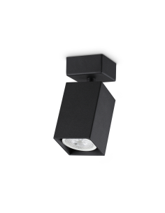 Ideal lux ® Аплик | DYNAMITE AP1 SQUARE NERO | GU10 max1 x 28W | IP20 - 371191 - Цена | LEDs4economy